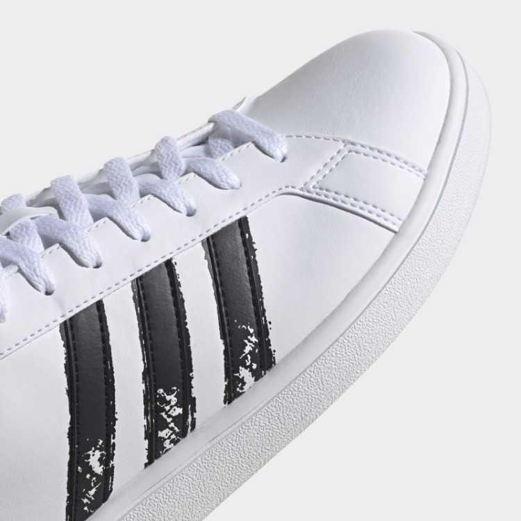 Adidas White Grand Court Base Além Dos Sapatos