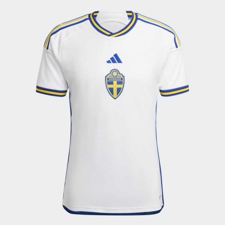 Suécia 22 Away Jersey Adidas Branco