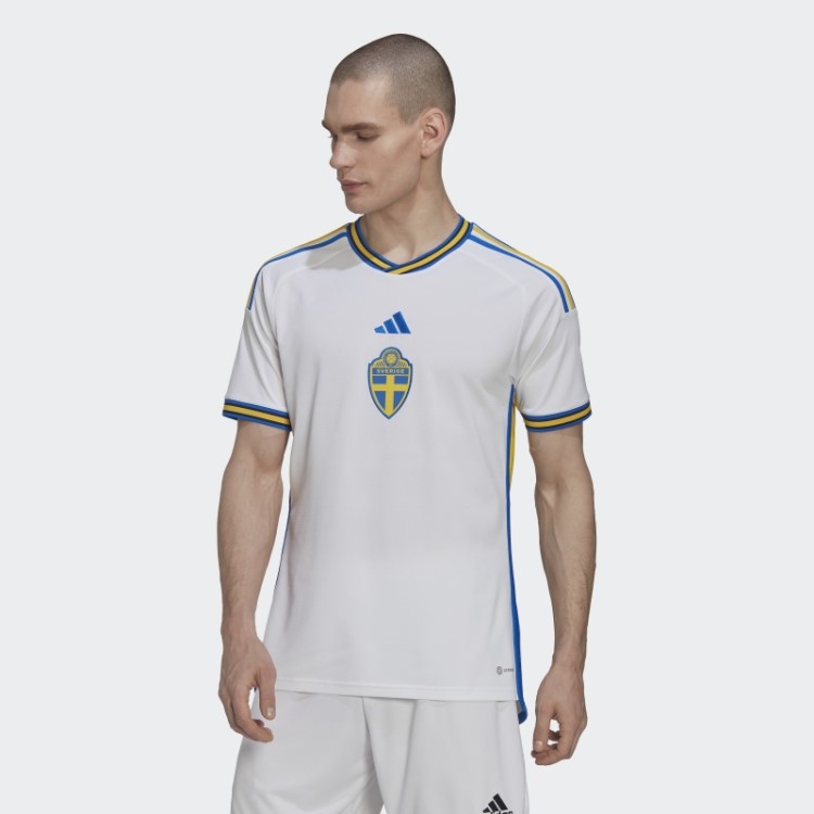 Suécia 22 Away Jersey Branco Adidas