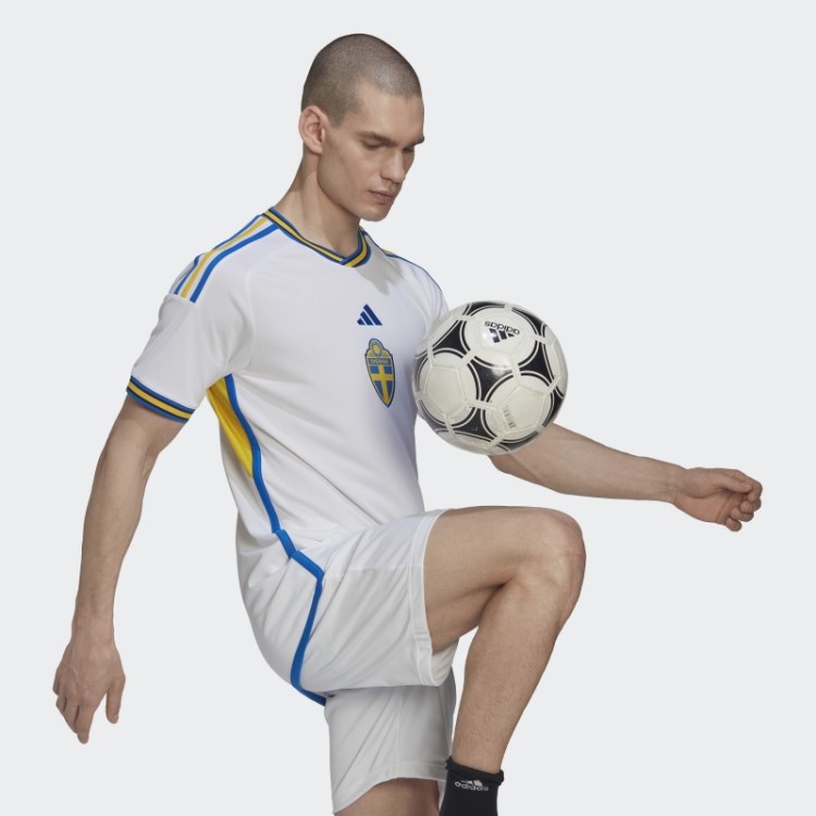 Suécia 22 Away Jersey Branco Adidas