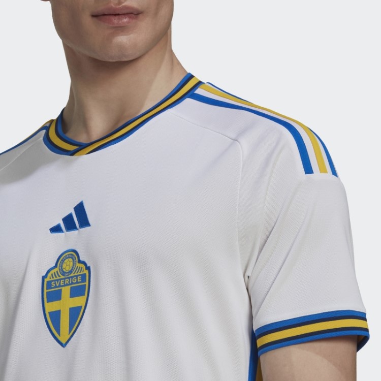 Suécia 22 Away Jersey Branco Adidas