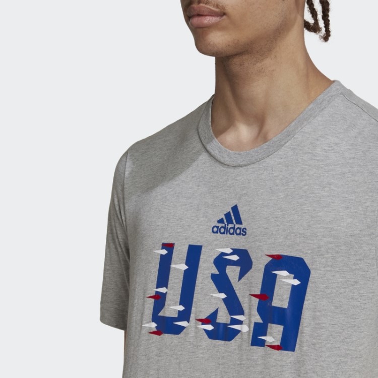 Camiseta Cinza Médio Da Adidas Copa Do Mundo Da Fifa 2022 Eua