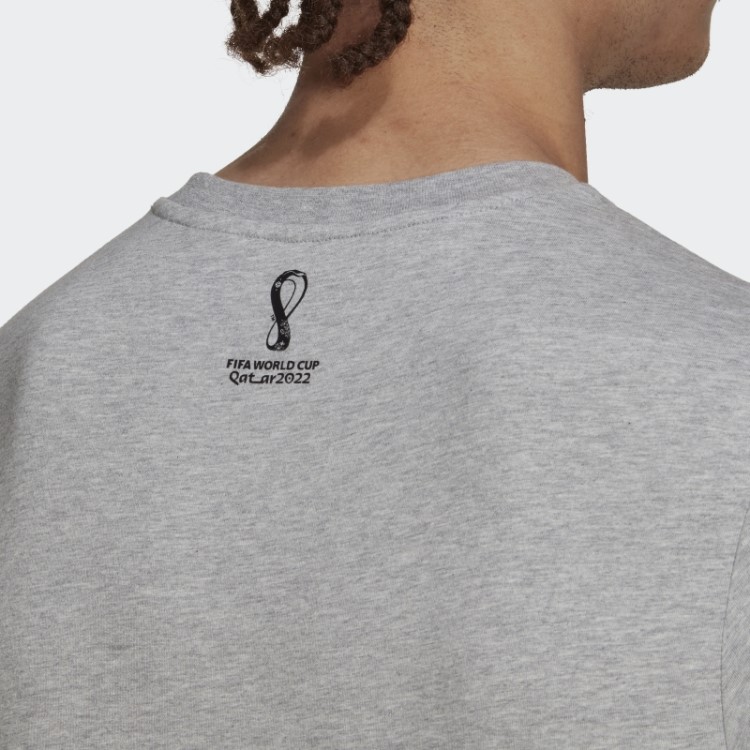 Camiseta Cinza Médio Da Adidas Copa Do Mundo Da Fifa 2022 Eua