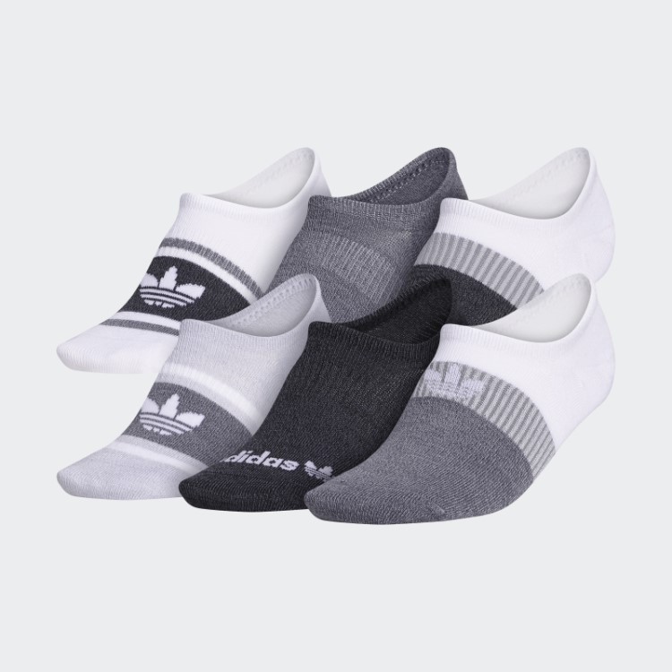 Meias Gradiente Superlite Super No Show 6 Pares Branco Adidas