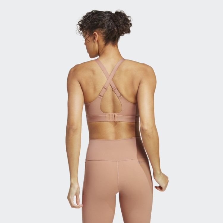 Sutiã De Alto Suporte Para Treinamento De Impacto De Luxo Da Adidas Clay