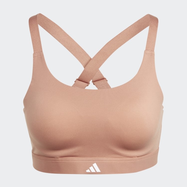 Sutiã De Alto Suporte Para Treinamento De Impacto De Luxo Da Adidas Clay