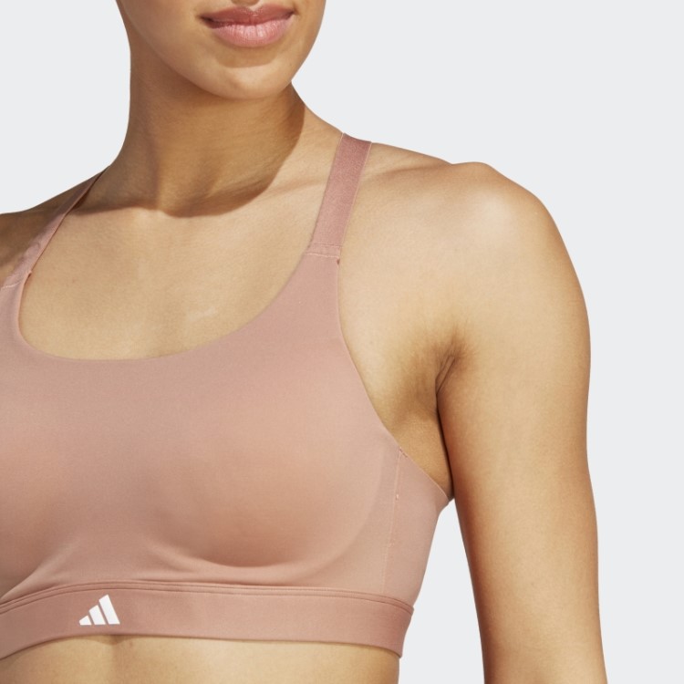 Sutiã De Alto Suporte Para Treinamento De Impacto De Luxo Da Adidas Clay