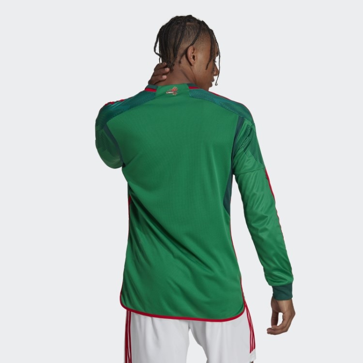 Adidas México 22 Camisa Casa De Manga Comprida Verde