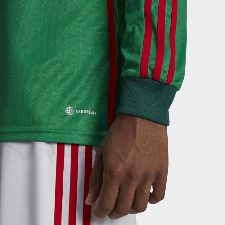 Adidas México 22 Camisa Casa De Manga Comprida Verde