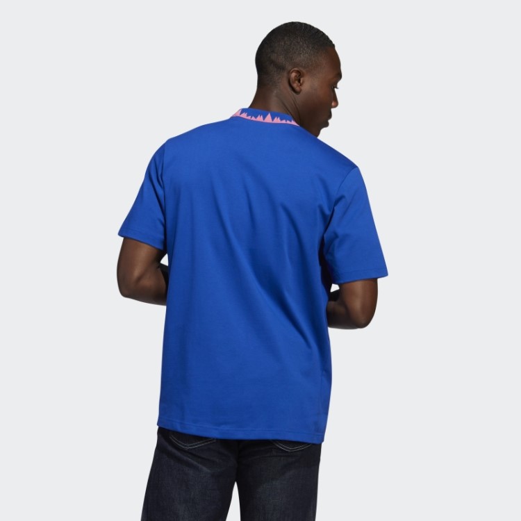 Royal Juventus Estilo De Vida T-shirt De Algodão Pesado Adidas