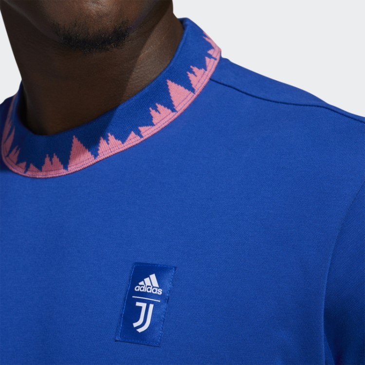Royal Juventus Estilo De Vida T-shirt De Algodão Pesado Adidas