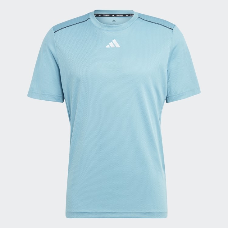 T-shirt Com Logo Base De Treino Azul Adidas