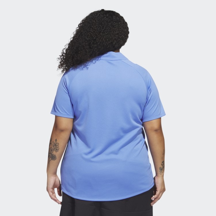 Camisa Polo Adidas Texture Golf (tamanho Grande) Azul