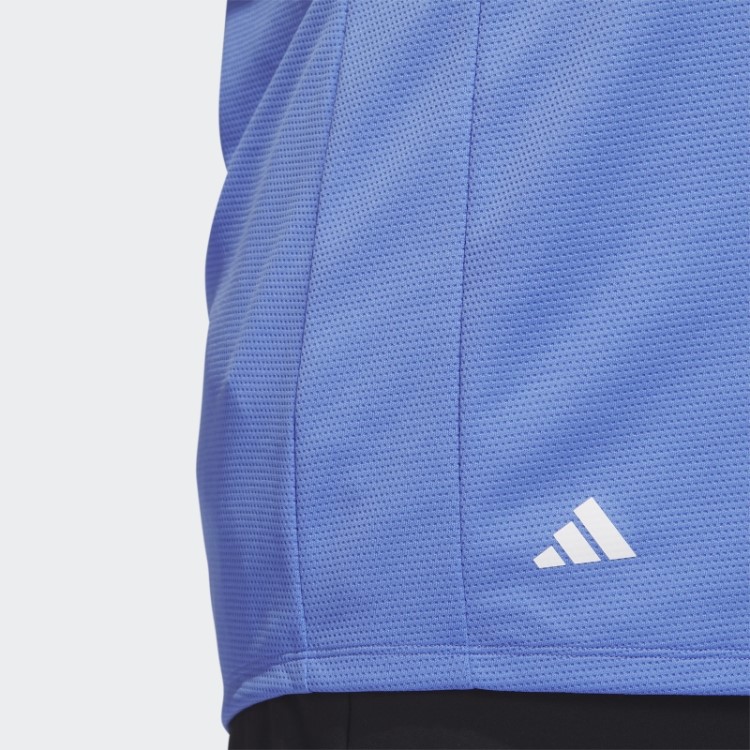 Camisa Polo Adidas Texture Golf (tamanho Grande) Azul
