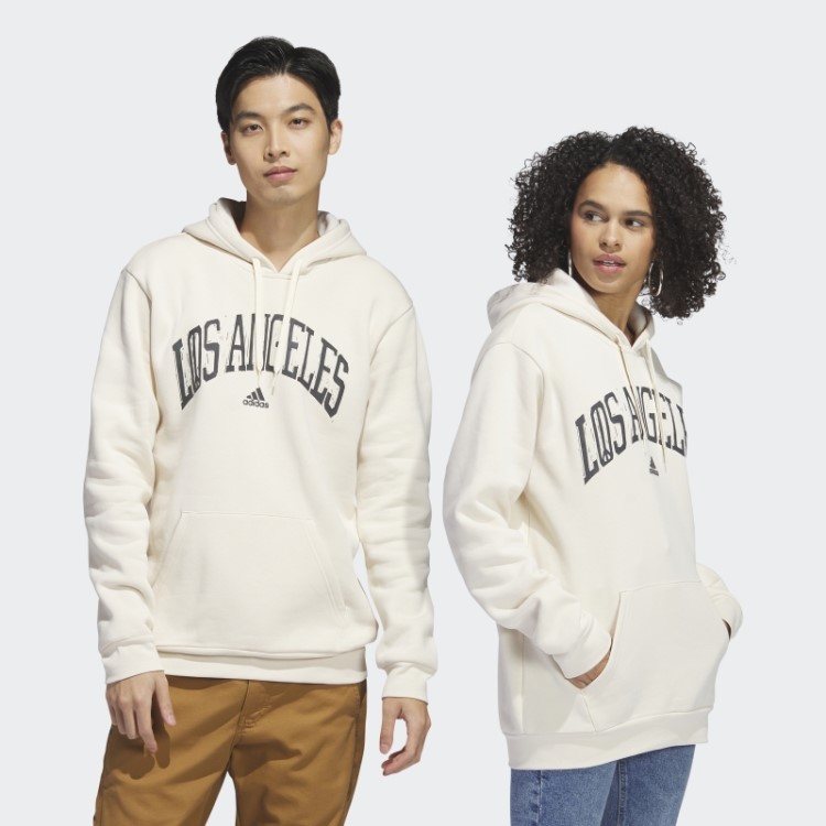 Moletom Branco Adidas Los Angeles Gráfico (gênero Neutro)