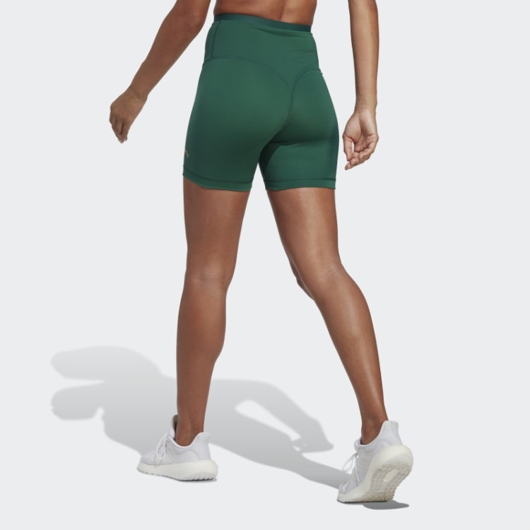 Leggings Curtas De Cintura Alta Para Clube Esportivo Verde Adidas