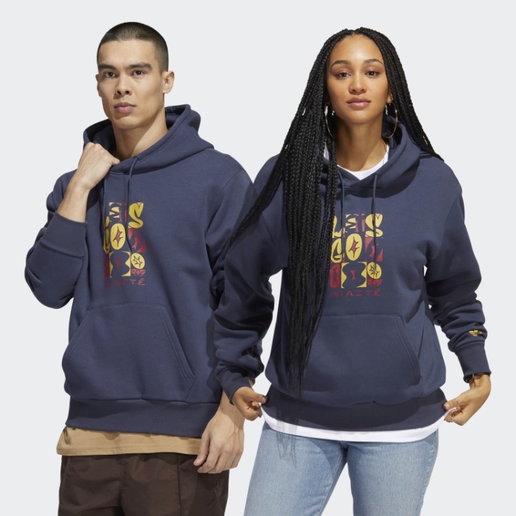 Moletom Adidas Navy Maite Steenhoudt Message