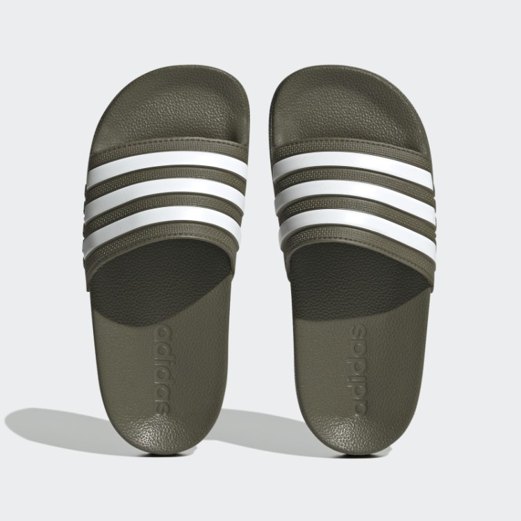 Toboáguas Adilette Adidas Verde-oliva
