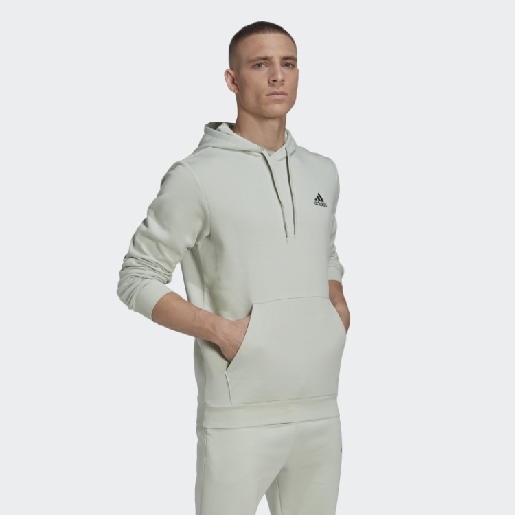 Hoodie De Lã Essencial Verde Adidas