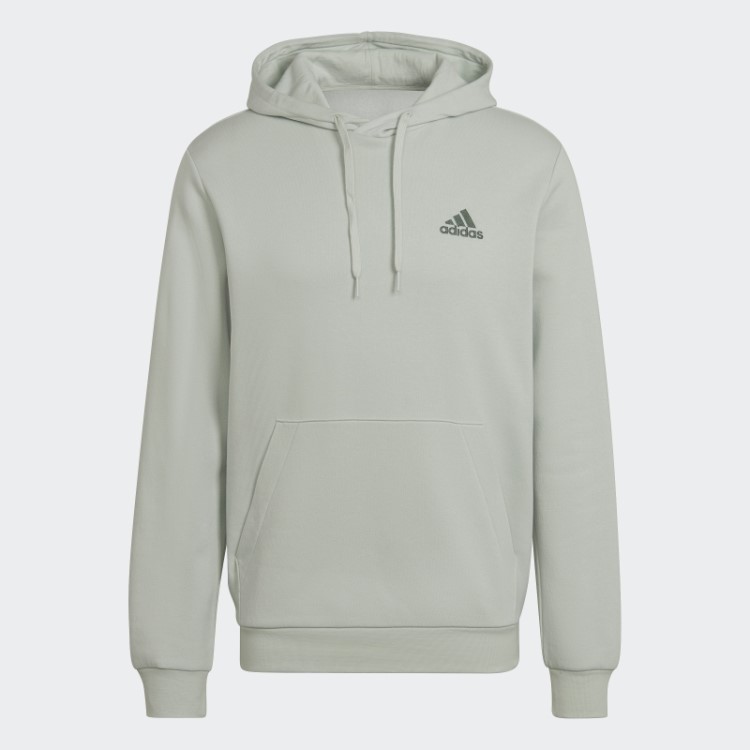 Hoodie De Lã Essencial Verde Adidas