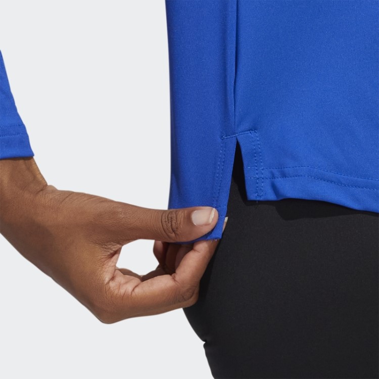 Camisa Adidas Hilo Manga Longa Azul Royal