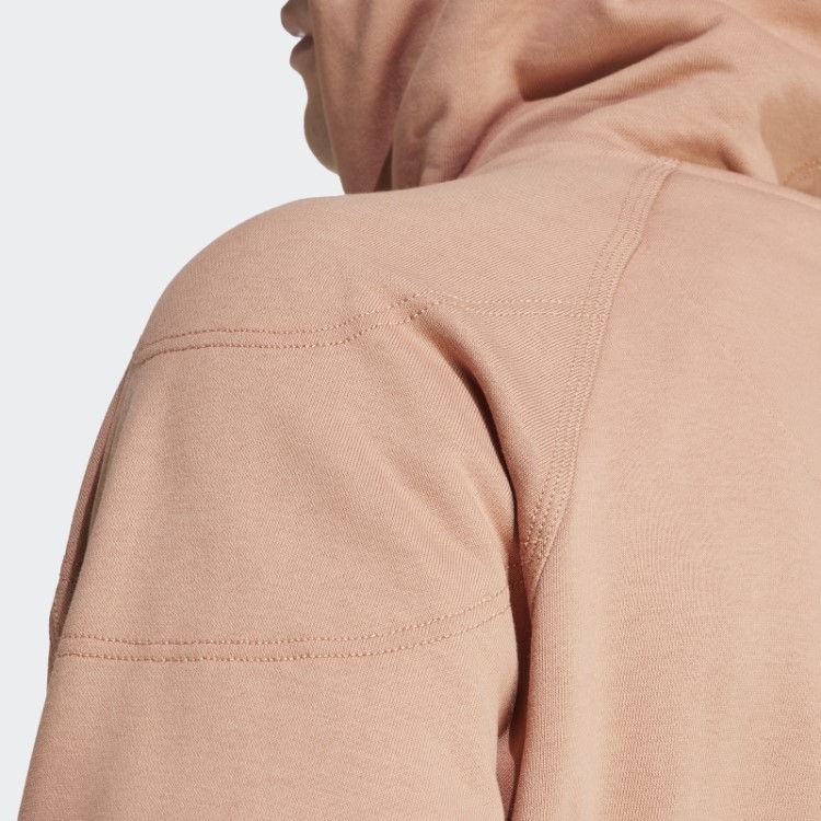 Moletom Com Capuz De Lã Adidas Lounge Clay