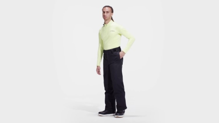 Cueca De Treino Isolada Preta Adidas Resort Com Duas Camadas
