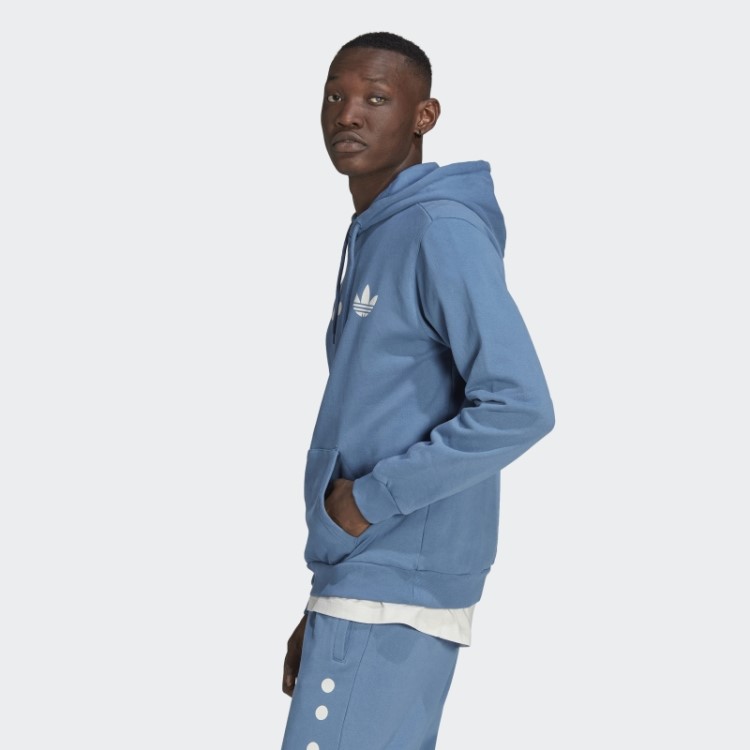 Adidas Moletom Azul Com Logo Reclaim Azul Alterado