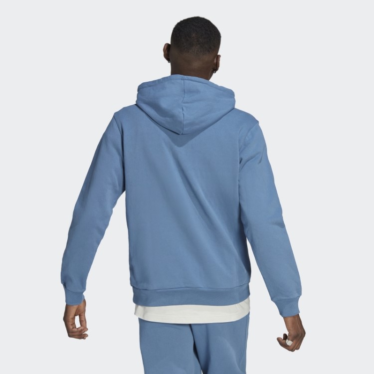 Adidas Moletom Azul Com Logo Reclaim Azul Alterado