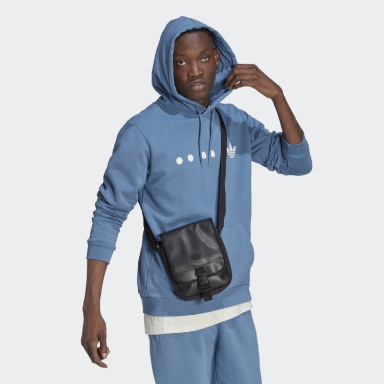 Adidas Moletom Azul Com Logo Reclaim Azul Alterado