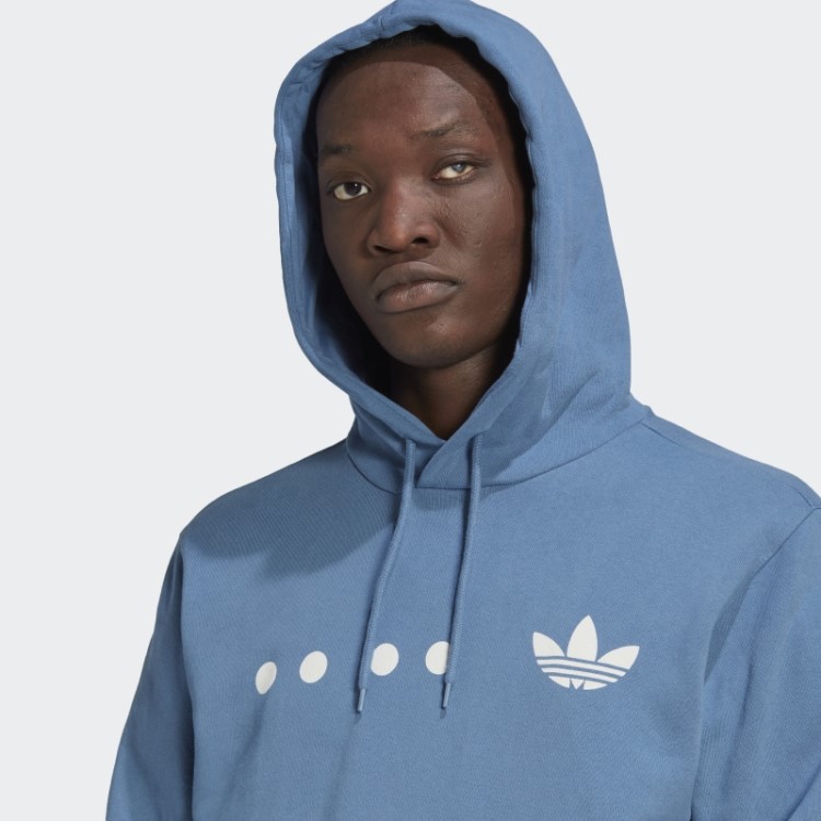 Adidas Moletom Azul Com Logo Reclaim Azul Alterado