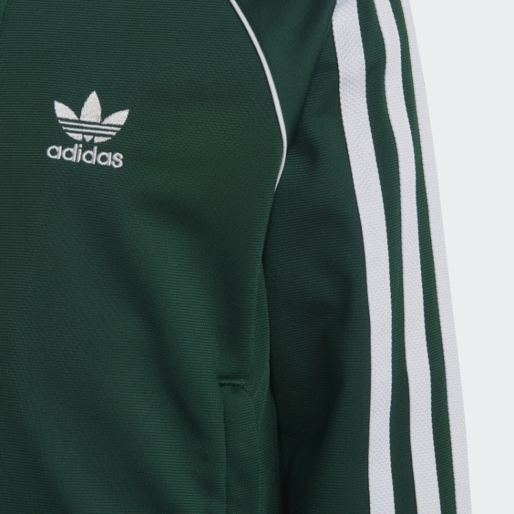Fato De Treino Adicolor Sst Verde Escuro Adidas