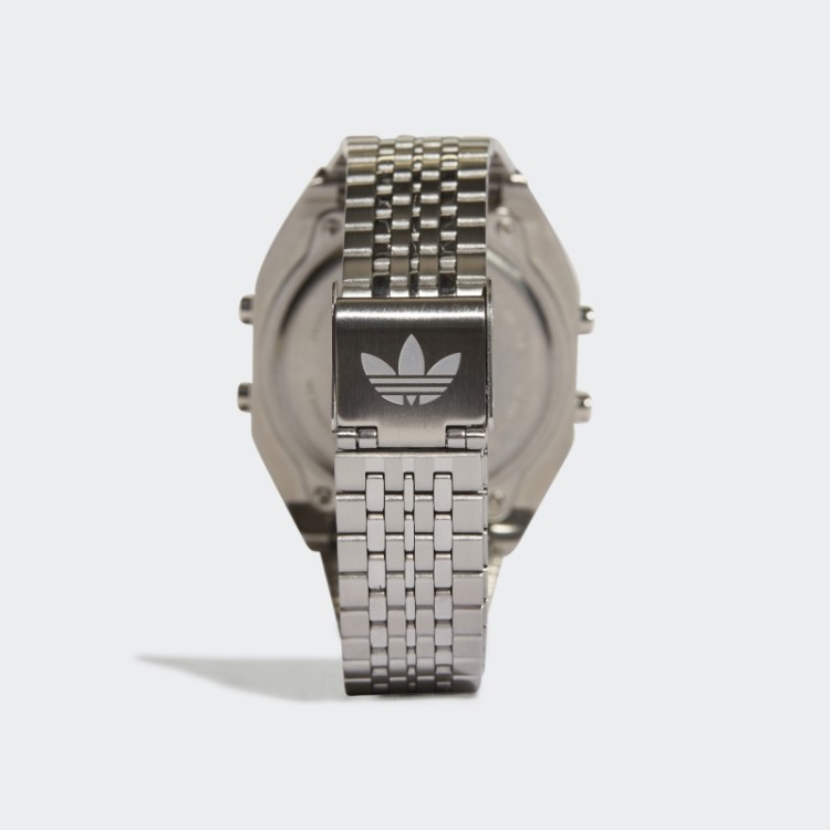 Relógio Digital Dois Sst Adidas Prata