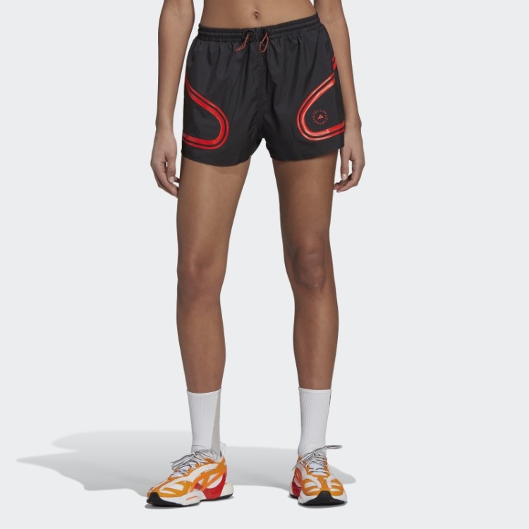 Bermuda De Corrida Preta Adidas By Stella Mccartney Truepace