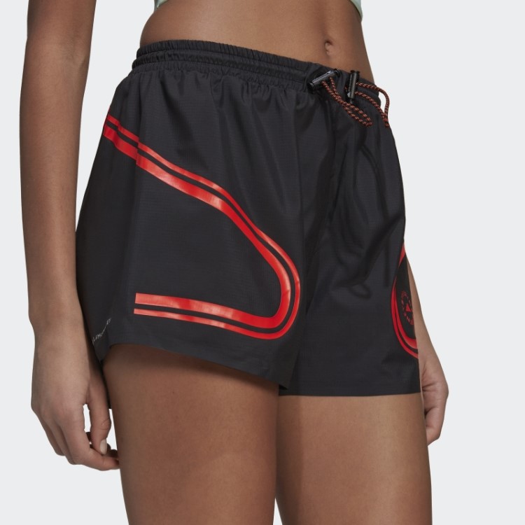 Bermuda De Corrida Preta Adidas By Stella Mccartney Truepace