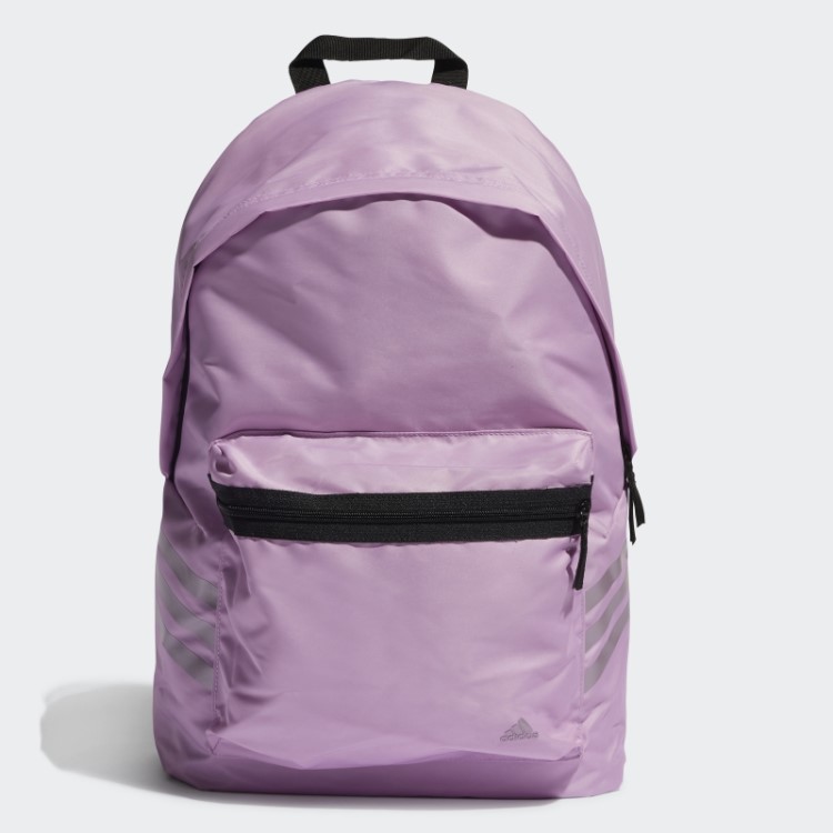 ícone Do Futuro Mochila Glam Com As Três Listras Adidas Lilás