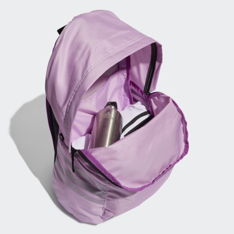 ícone Do Futuro Mochila Glam Com As Três Listras Adidas Lilás