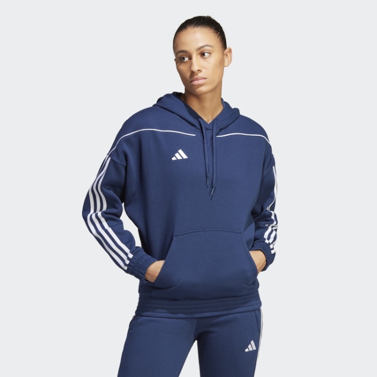 Moletom Com Capuz Azul Marinho Adidas Fashion Tiro 23 League
