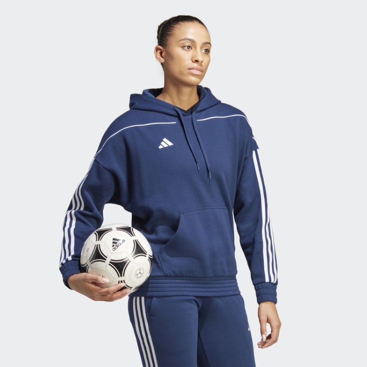 Moletom Com Capuz Azul Marinho Adidas Fashion Tiro 23 League