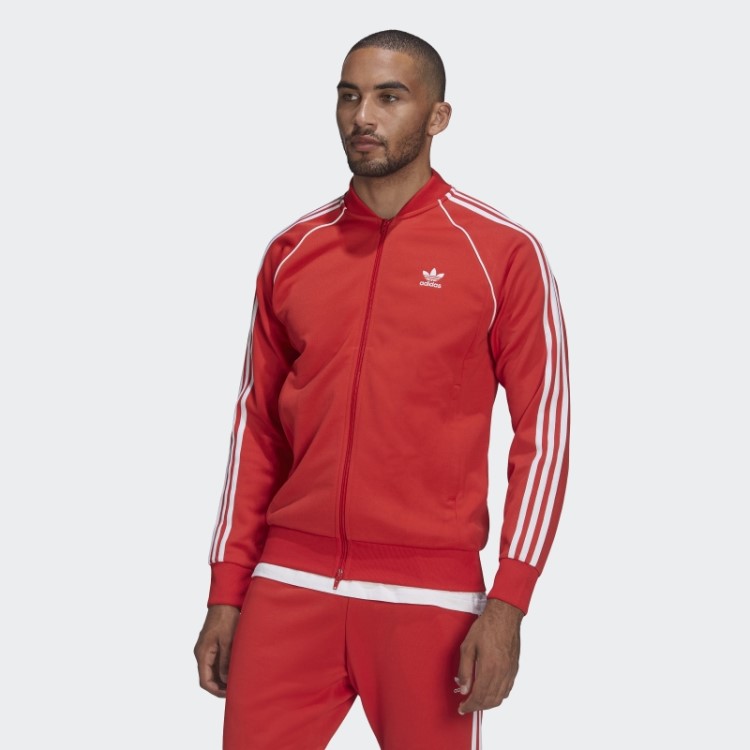 Jaqueta Adicolor Classics Primeblue Sst Vermelha Adidas