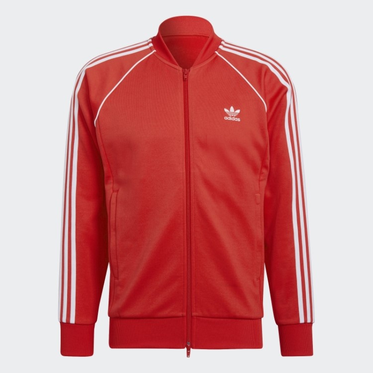 Jaqueta Adicolor Classics Primeblue Sst Vermelha Adidas