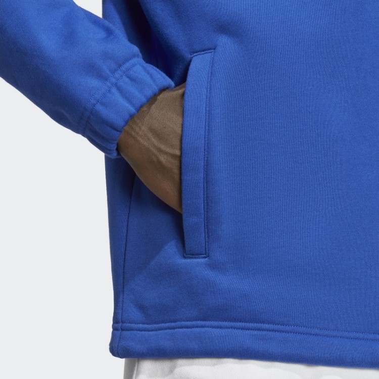Adidas Adicolor Contemtempo Moletom Azul Com Meio Zíper