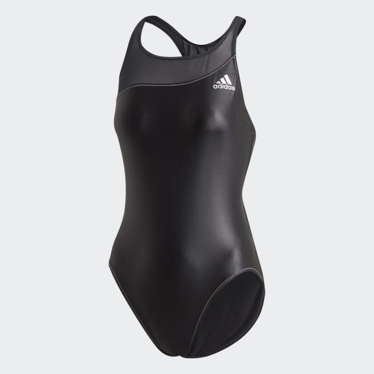 Fato De Banho Glam-on Brilhante Preto Adidas