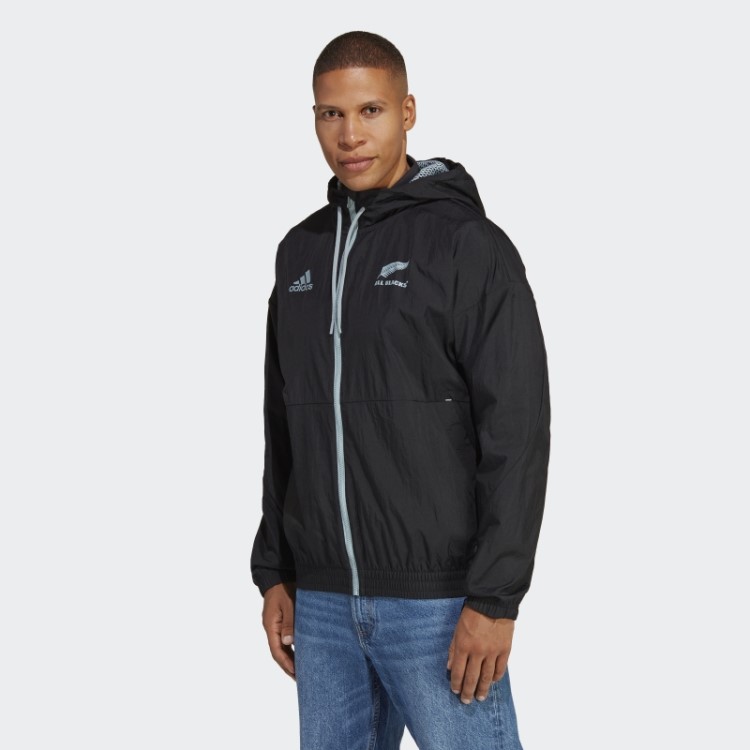 Jaqueta Adidas All Blacks Rugby Supporters Preta