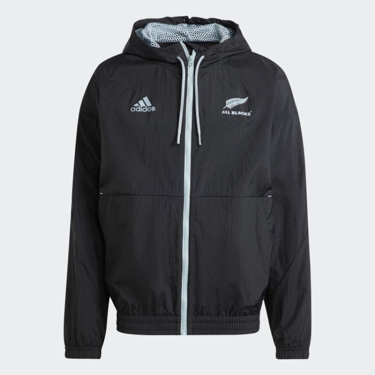 Jaqueta Adidas All Blacks Rugby Supporters Preta
