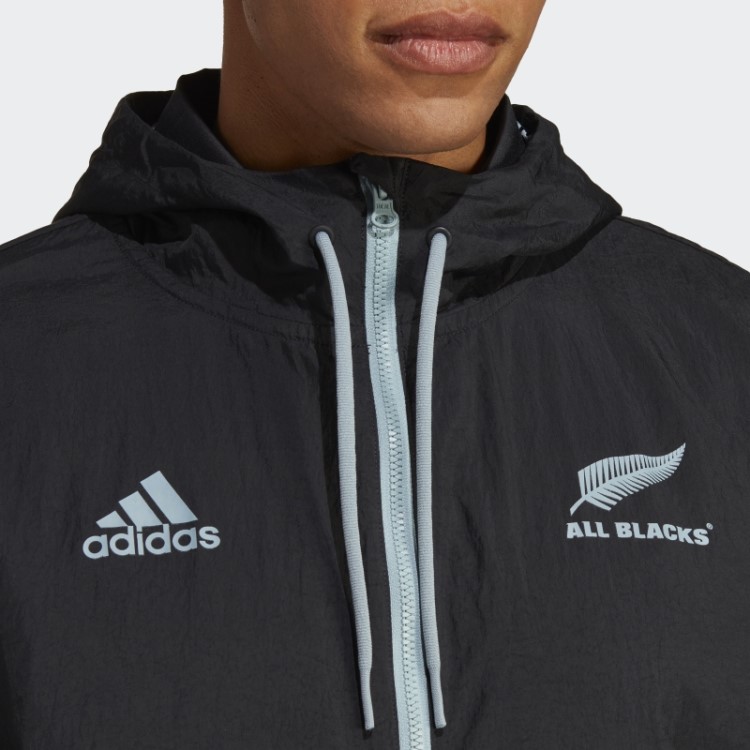 Jaqueta Adidas All Blacks Rugby Supporters Preta