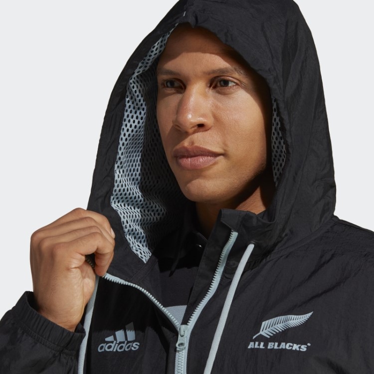 Jaqueta Adidas All Blacks Rugby Supporters Preta