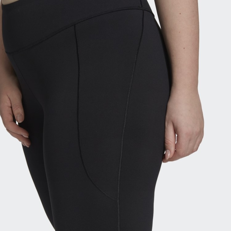 Legging Preta Adidas Yoga Studio 7/8 (tamanho Grande) Quente