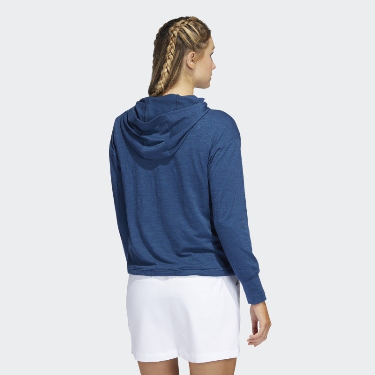 Moletom Com Capuz Azul Marinho Essencial Adidas