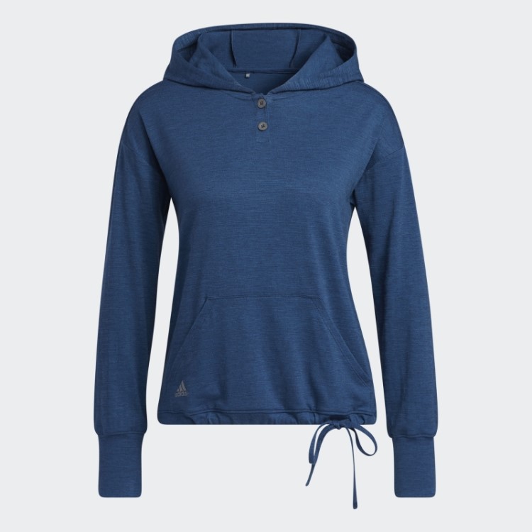 Moletom Com Capuz Azul Marinho Essencial Adidas